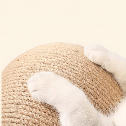 Cat Scratching Ball Toy Kitten Sisal Rope Ball Board Grinding Paws Toys Cats Scratcher Wear-Resistant Pet Furniture Supplies