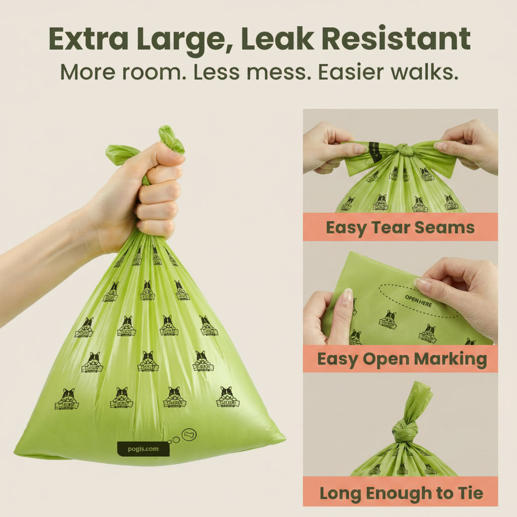 Pogi’S Dog Poop Bags – Leak-Proof & Extra Thick Pet Waste Bags (Fresh Scent, 10 Rolls, 150-Count)