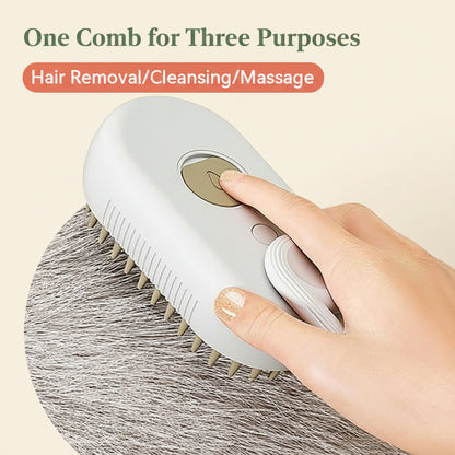 Cat Steam Brush Steamy Dog Brush 3 in 1 Electric Spray Cat Hair Brushes for Massage Pet Grooming Comb Hair Removal Combs Pet Products