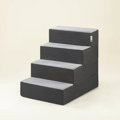 Zinus 4 Step Easy Pet Stairs/Pet Ramp/Pet Ladder/Grey, X-Large