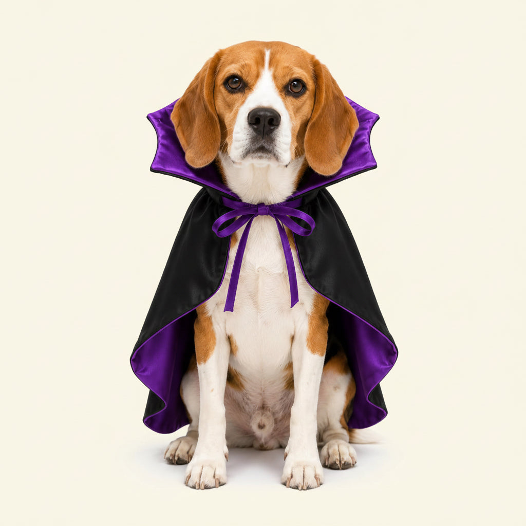 Vampire Cloak Dog Costumes for Medium Dogs, Devil Cape Dog Halloween Costume, Halloween Costumes for Medium Large Breed
