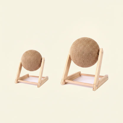 Cat Scratching Ball Toy Kitten Sisal Rope Ball Board Grinding Paws Toys Cats Scratcher Wear-Resistant Pet Furniture Supplies